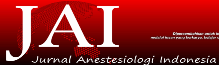 Indonesian Journal of Anesthesiology logo